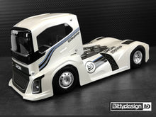 Load image into Gallery viewer, Bitty Design Iron 190mm 1/10 Euro Truck Body, Clear, BDTRK-190IRO
